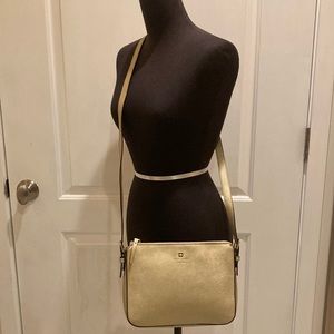 Kate Spade Bag Shimmery Gold